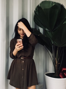 「UNKNOWN.（アンノウン）のアイテム（ワンピース/ドレス）」を使った、TheChelsea_さん（レディース・143cm）の春コーディネート