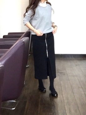 「RUDE GALLERY（ルードギャラリー）のアイテム」を使った、⍟⑅yasuko⋆*･✠さん（レディース・149cm）の冬コーディネート