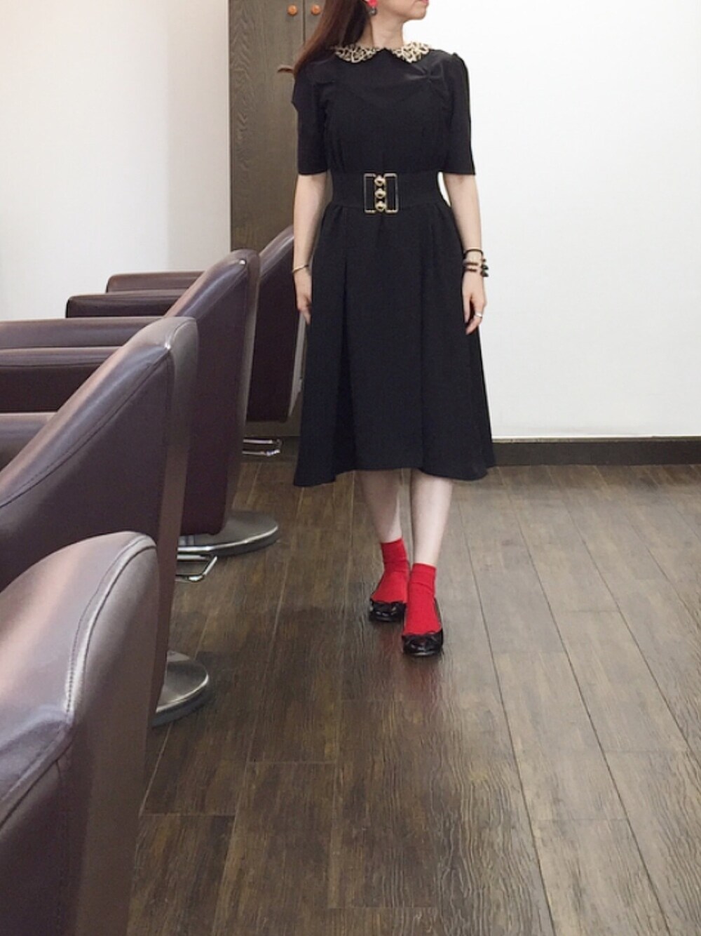 「仕事コーデ、シンプルコーデ、プチプラコーデ、着回しコーデ、ZARA、UNIQLO、50s」｜「LAUGHIN’NOSEのアイテム（CD、その他）」を使った、⍟⑅yasuko⋆*･✠さん（レディース・149cm）の夏コーディネートの1枚目の写真