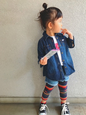 suuᙏ̤̫reyさん（キッズ・100cm）の春コーディネート
