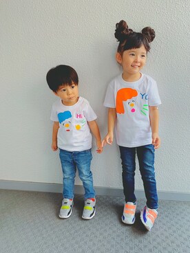 suuᙏ̤̫reyさん（キッズ・104cm）の夏コーディネート