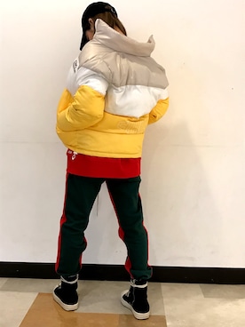 「Chica（チカ）のアイテム（ジャケット/アウター）」を使った、ヤマダサオリさん（レディース・160cm）の冬コーディネート