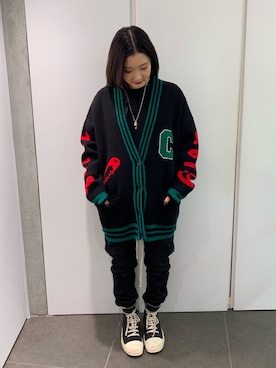 「Chica（チカ）のアイテム」を使った、ヤマダサオリさん（レディース・160cm）の秋コーディネート