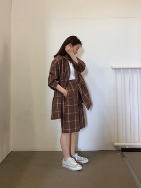 關（seki）さん（レディース・153cm）の春コーディネート