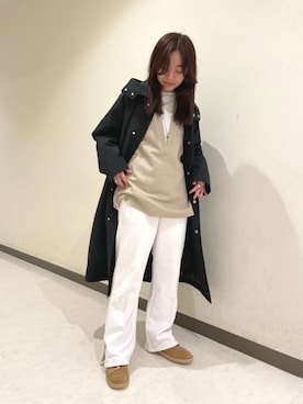 「MONKEY TIME（モンキータイム）のアイテム」を使った、關（seki）さん（レディース・153cm）の冬コーディネート