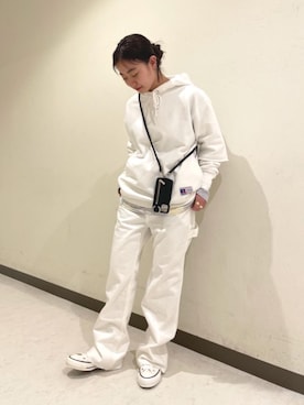 「MONKEY TIME（モンキータイム）のアイテム」を使った、關（seki）さん（レディース・153cm）の冬コーディネート
