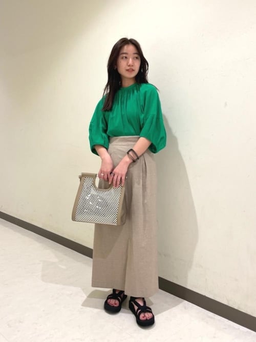 ビューティ ユース ユナイテッドアローズ 町田店關 紗也加さんのサンダルを使ったコーディネート Zozotown ビューティ ユース ユナイテッドアローズ 町田店關 紗也加さんのサンダルを使ったコーディネート Zozotown