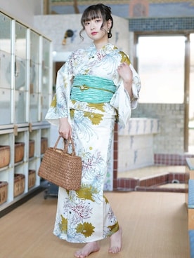 utataneスタッフさん（レディース・160cm）の夏コーディネート