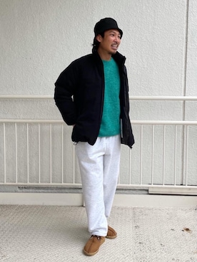 「RECOMMEND  ITEM STYLING」｜「アイテム（ダウンジャケット/コート）」を使った、009297ykさん（メンズ・174cm）の冬コーディネート