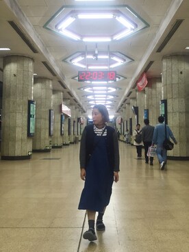「travel」｜「アイテム（サンダル）」を使った、Ciszeさん（レディース・152cm）の春コーディネート