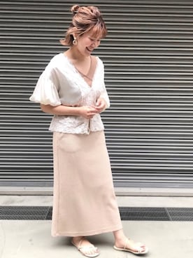 manaさん（レディース・153cm）の夏コーディネート