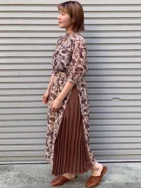 「sango（sango）のアイテム（ワンピース/ドレス）」を使った、manaさん（レディース・153cm）の夏コーディネート