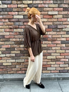 manaさん（レディース・153cm）の秋コーディネート