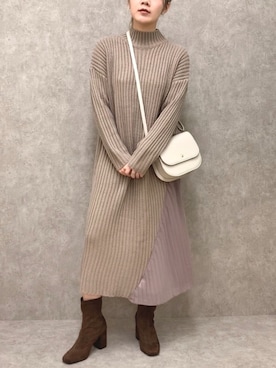 manaさん（レディース・153cm）の秋コーディネート