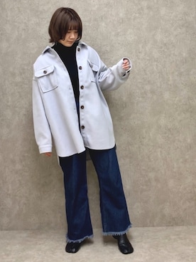 manaさん（レディース・153cm）の冬コーディネート