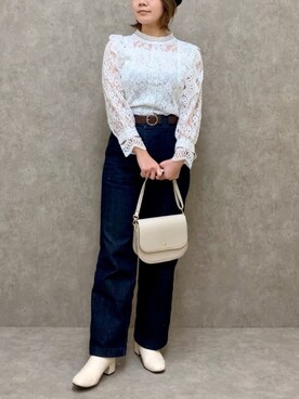 manaさん（レディース・153cm）の冬コーディネート