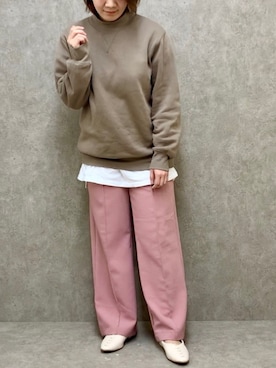 manaさん（レディース・153cm）の冬コーディネート