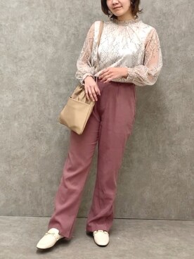 manaさん（レディース・153cm）の冬コーディネート