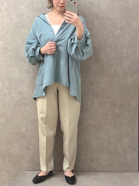 「sango（sango）のアイテム（トップス）」を使った、manaさん（レディース・153cm）の冬コーディネート