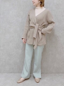 「カシュクール」｜「アイテム（その他）」を使った、manaさん（レディース・153cm）の春コーディネート