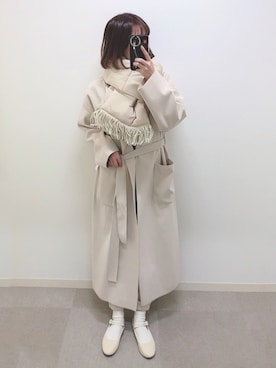 manaさん（レディース・153cm）の冬コーディネート