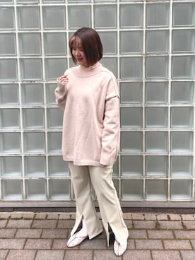 「sango（sango）のアイテム（トップス）」を使った、manaさん（レディース・153cm）の冬コーディネート
