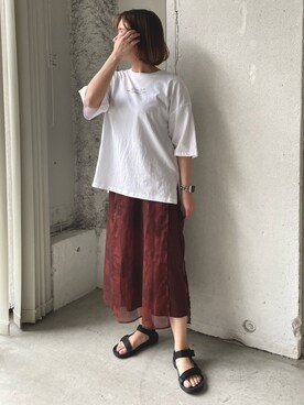 Y‘s ムラ染アシンメトリースカート