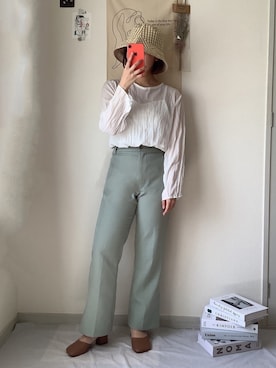 「Lattice（Lattice）のアイテム（帽子）」を使った、manaさん（レディース・153cm）の春コーディネート