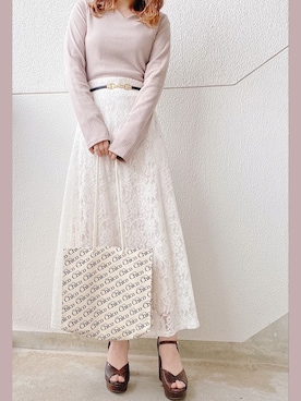 Rihoさん（レディース・156cm）の春コーディネート