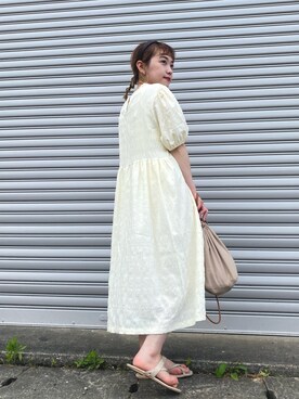 「OpenCLOSE（オープンクローズ）のアイテム（バッグ）」を使った、カフェ店長aoiさん（レディース・147cm）の春コーディネート