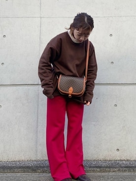 カフェ店長aoiさん（レディース・147cm）の冬コーディネート