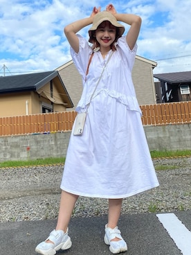 カフェ店長aoiさん（レディース・147cm）の秋コーディネート