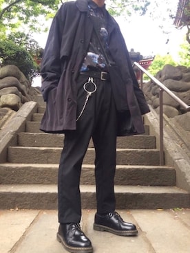 「FOCUS（フォーカス）のアイテム（ジャケット/アウター）」を使った、たーくみさん（メンズ・170cm）の春コーディネート