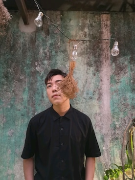 「flower」｜「アイテム（ジャケット/アウター）」を使った、Here's JH俊宏さん（メンズ・178cm）の春コーディネート