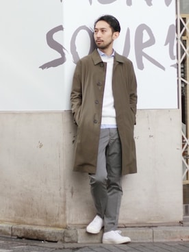 EDIFICE OFFICIALさん(メンズ・177cm)の冬コーディネート