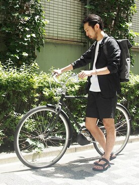 EDIFICE OFFICIALさん（メンズ・177cm）の夏コーディネート