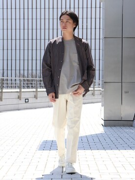 EDIFICE OFFICIALさん（メンズ・178cm）の春コーディネート