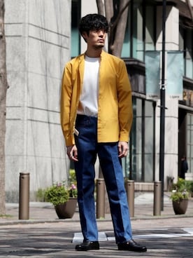 EDIFICE OFFICIALさん（メンズ・171cm）の春コーディネート