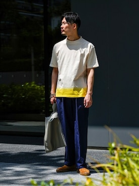 EDIFICE OFFICIALさん（メンズ・171cm）の春コーディネート