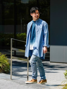 「COMMON PROJECTS（コモンプロジェクト）のアイテム」を使った、EDIFICE OFFICIALさん（メンズ・171cm）の春コーディネート