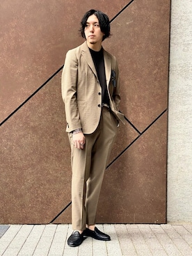 EDIFICE OFFICIALさん（メンズ・175cm）の春コーディネート