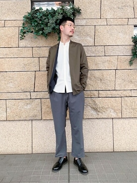 EDIFICE OFFICIALさん（メンズ・178cm）の春コーディネート