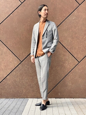 EDIFICE OFFICIALさん（メンズ・188cm）の春コーディネート