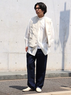 EDIFICE OFFICIALさん（メンズ・171cm）の春コーディネート