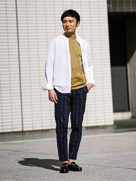 「さしいろ」｜EDIFICE OFFICIALさん（メンズ・168cm）の春コーディネート