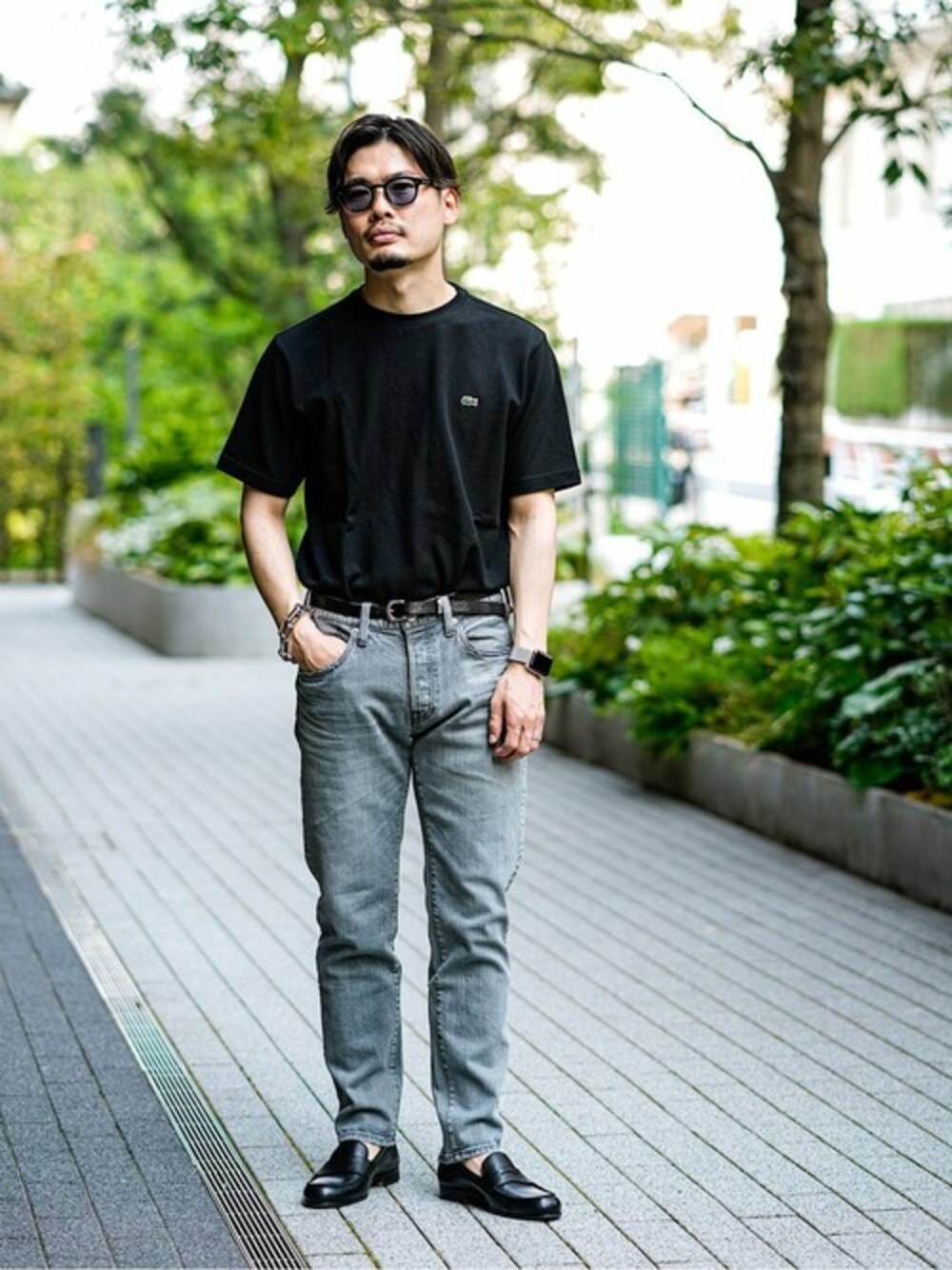 LACOSTE / ラコステ】ワンポイント 鹿の子Tシャツ(classic fit)を使っ  