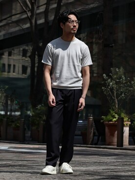 EDIFICE OFFICIALさん（メンズ・173cm）の春コーディネート