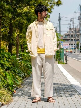 EDIFICE OFFICIALさん（メンズ・183cm）の春コーディネート