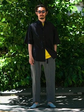「EDIFICE（エディフィス）のアイテム（その他シューズ）」を使った、EDIFICE OFFICIALさん（メンズ・183cm）の春コーディネート