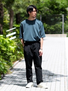 EDIFICE OFFICIALさん（メンズ・178cm）の春コーディネート